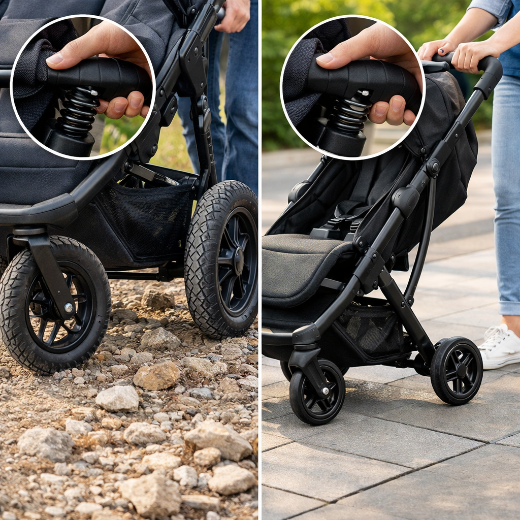 All-Terrain vs City Strollers: Which Suspension Feels Smoother?