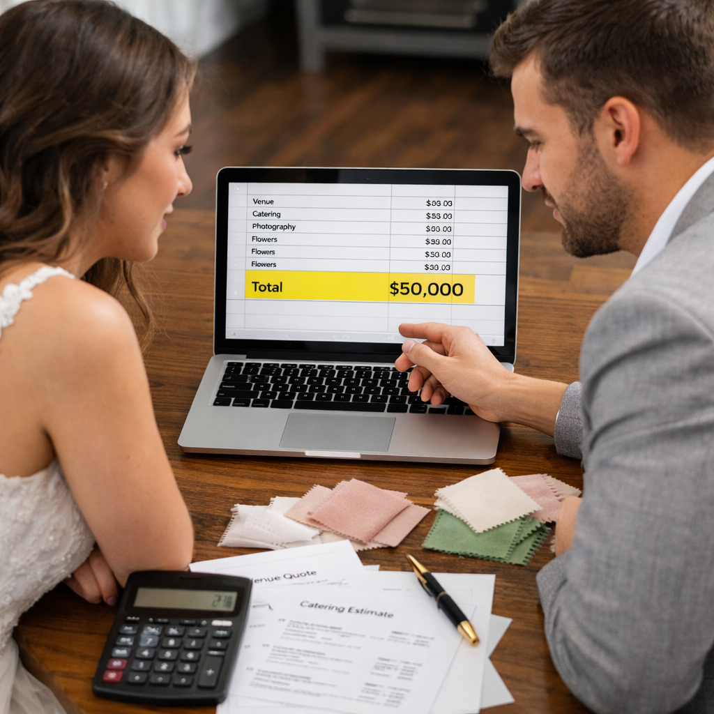 How Much to Spend on a Wedding Planner with a $50k Budget