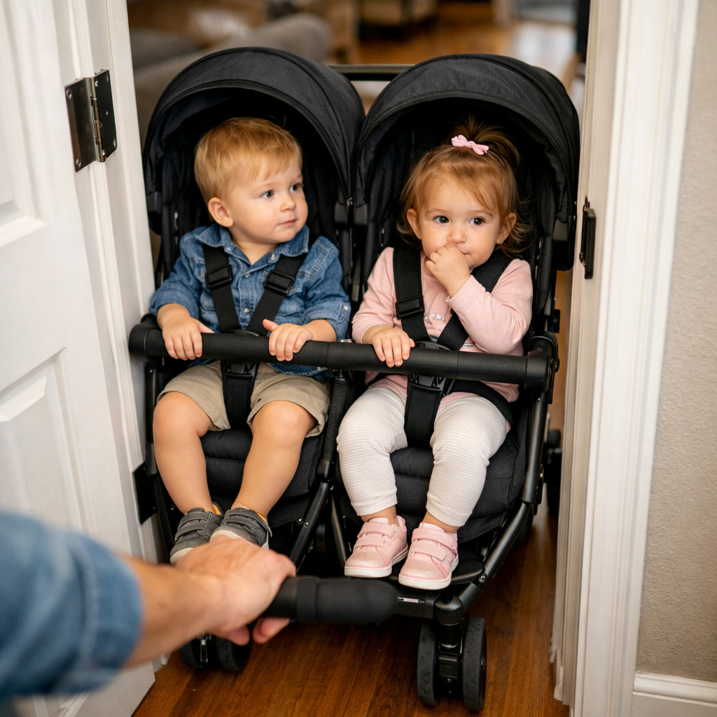 How to Choose a Compact Double Stroller for Narrow Doorways