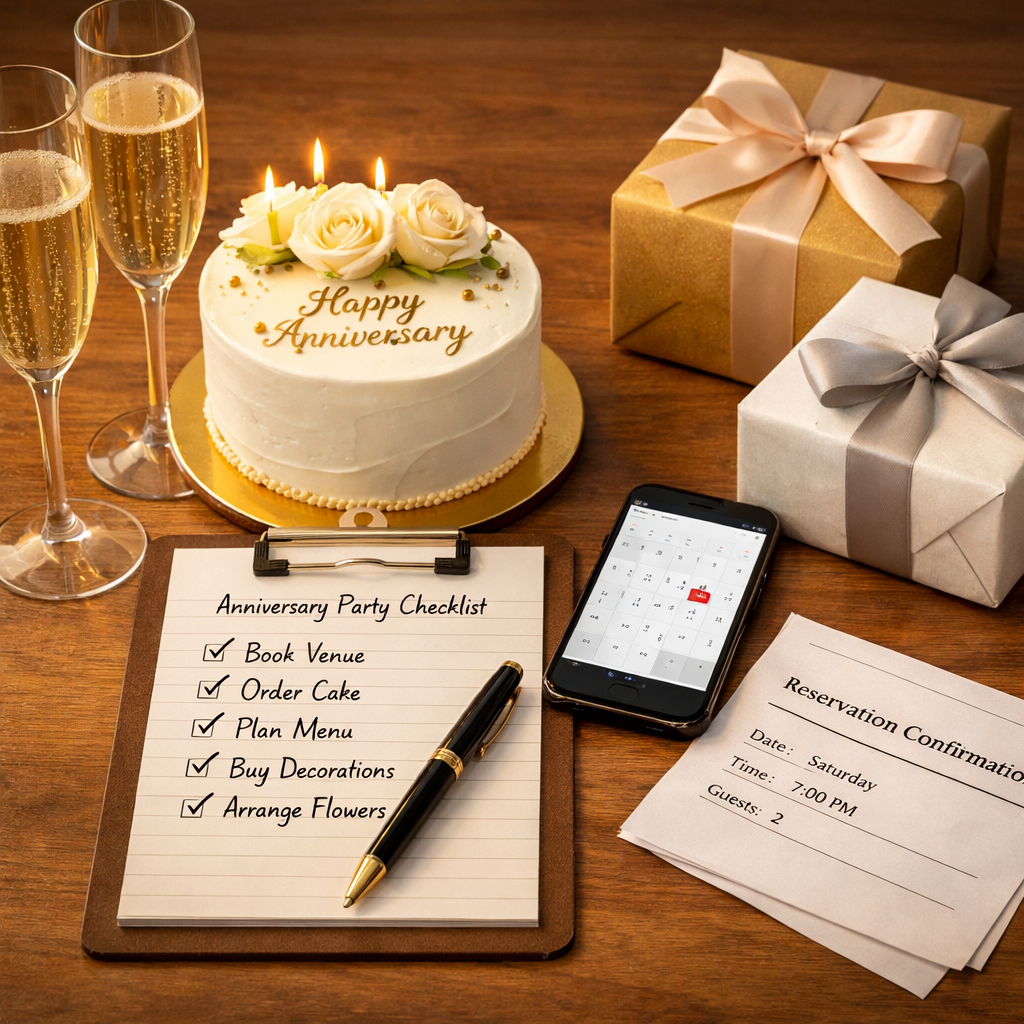 How to Plan an Anniversary Party: What to Buy, Book