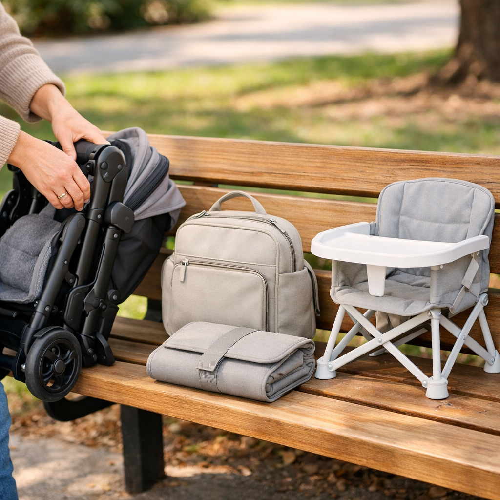 Lightweight, Foldable Essentials: Streamline Outings with Multi-Use Baby Gear