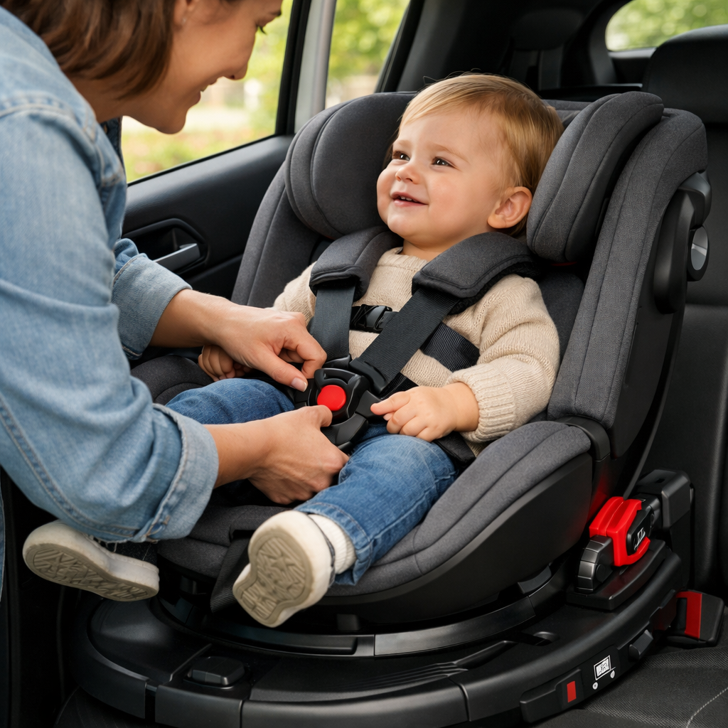 Swivel Convertible Car Seats That Save Your Back During Buckling