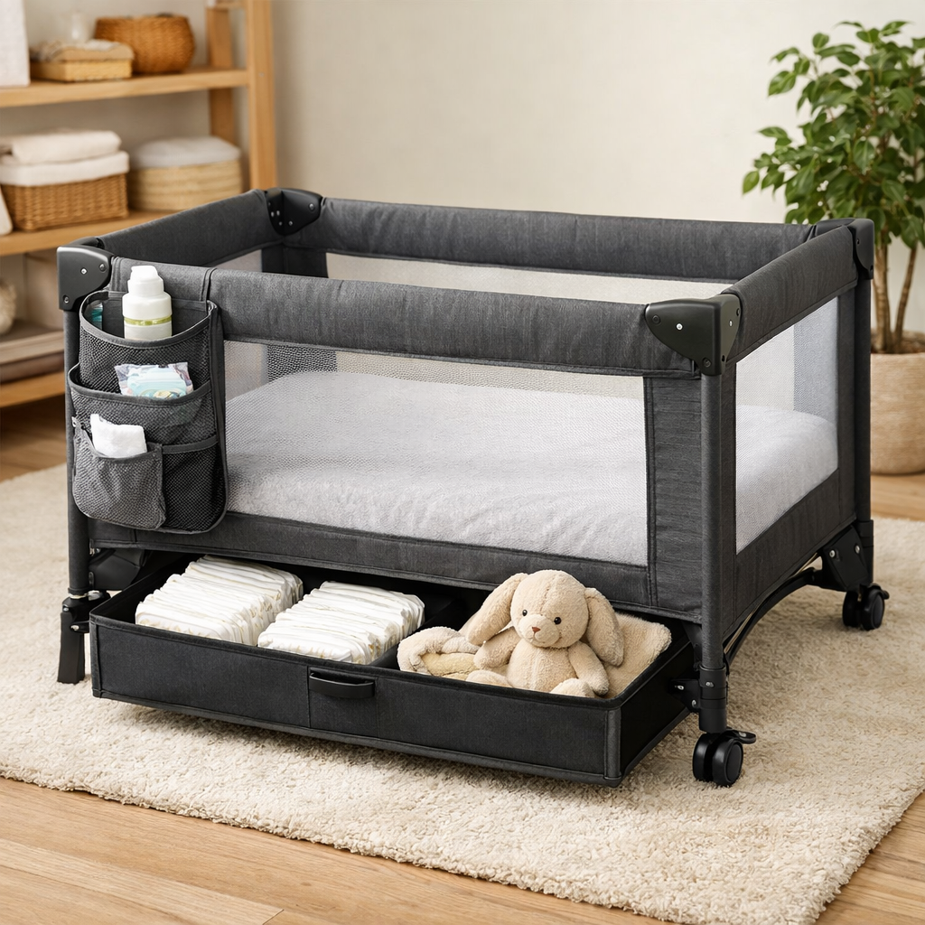Top Portable Cribs With Storage Parents Love in 2026